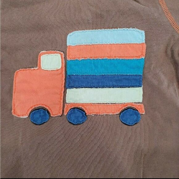Baby Boden truck aplaque long sleeve shirt - Picture 3 of 4